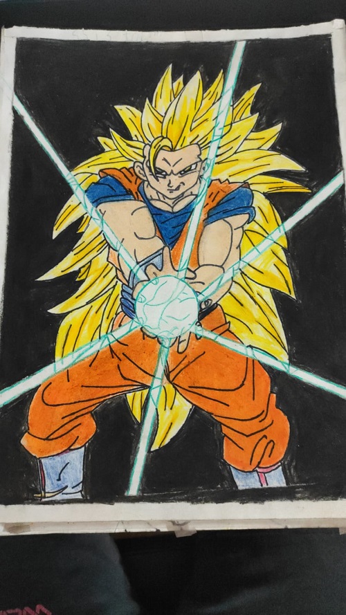 HOW TO DRAW / COMO DESENHAR - GOKU SSJ3 (Passo a Passo) Técnica