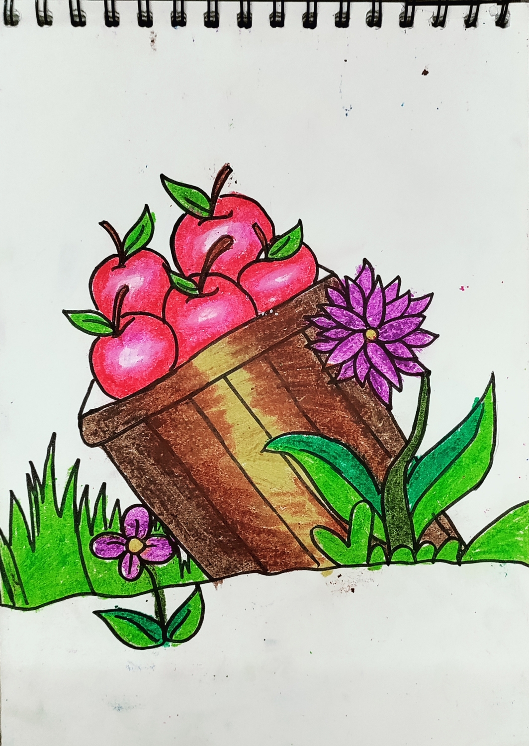 Learn How to Draw Vegetable Basket Vegetables Step by Step  Drawing  Tutorials