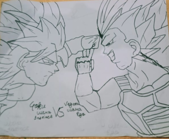 How To Draw Goku And Vegeta Step by Step Drawing Guide by Dawn  DragoArt