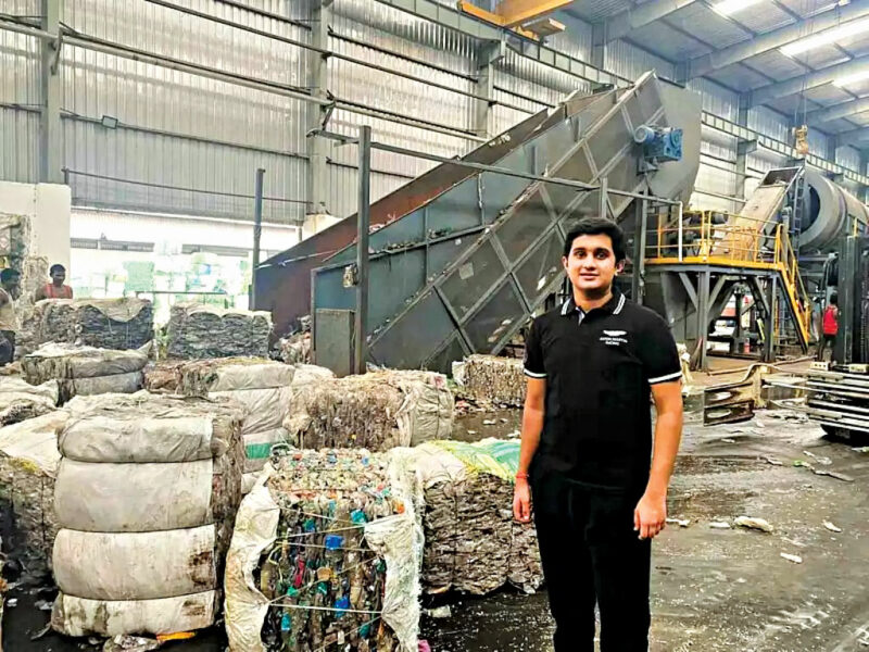 Class 12 Student Turns 1,000 Tonnes of Waste to Fabric