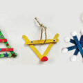 Ice Cream Stick Xmas Ornaments - DIY for Kids