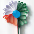 Tricoloured DIY Flowers - DIY for Kids