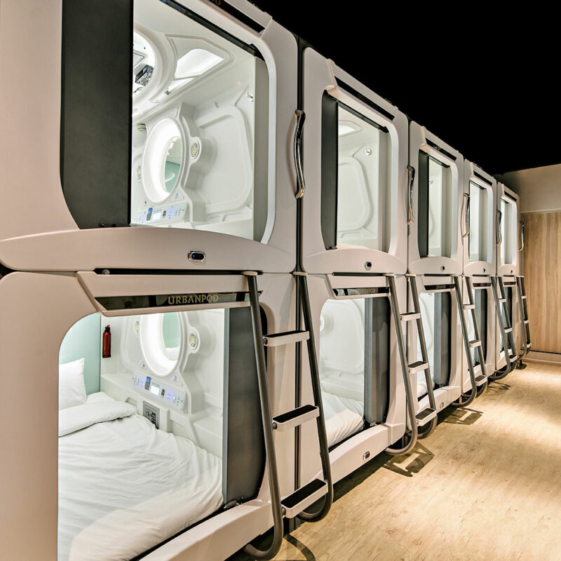 Japanese-style Pod Hotel Opens in Mumbai