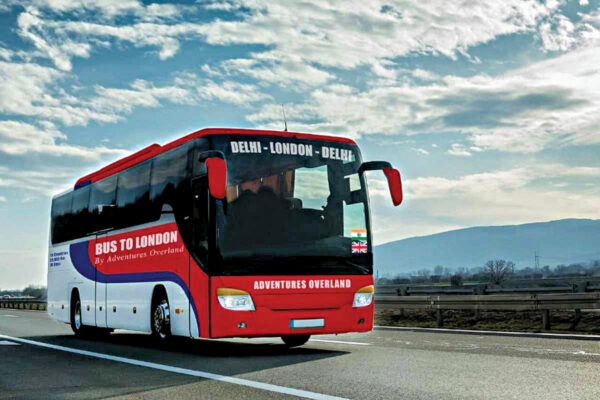 Travel by Bus From Delhi to London