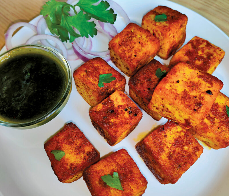 Roasted Masala Paneer Fry