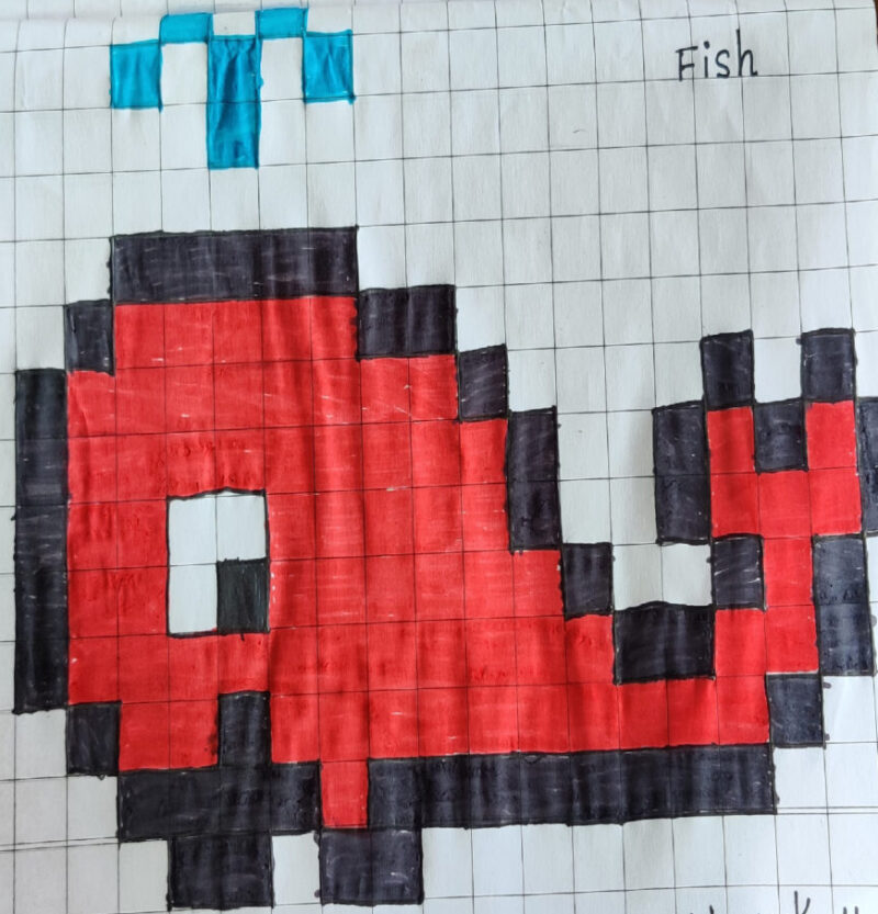 Pixel Art Fish