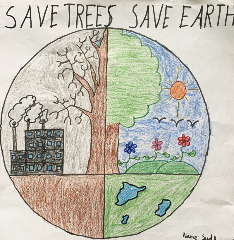 Easy Poster Drawing of Save Trees and Save Nature - Environment drawing |  Easy Poster Drawing of Save Trees and Save Nature - Environment drawing # environment #environmentday #earthday #saveerath #nature #savenature # savetrees... |