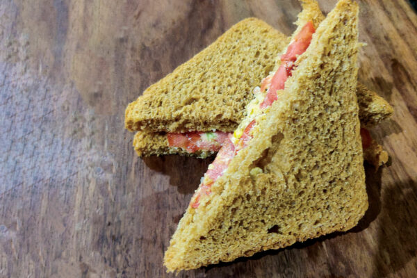 Sweet Corn Spread Sandwich