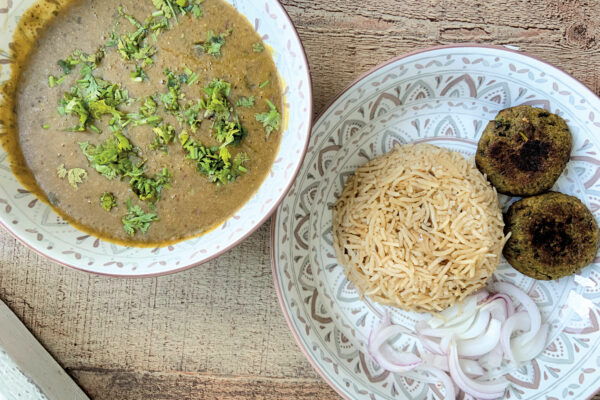 Vegetarian Dhansak with Brown Rice