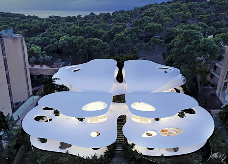 Butterfly-shaped House Up for Sale