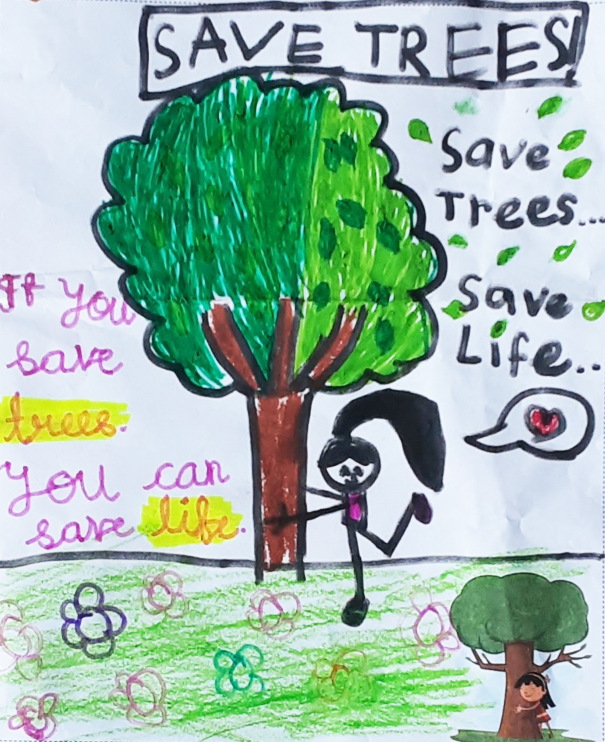 SAVE TREES TO SAVE EARTH - Kids Care About Climate Change 2021