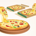 Pizza: Samriddha Biswas, Class 5, Techno India Group Public School, Garia, Kolkata