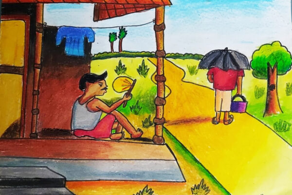 A Sunny Day in The Village
