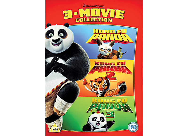 Kung Fu Panda 1, 2 and 3