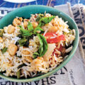 Basil Chickpea Rice - Tiffin Food for Kids