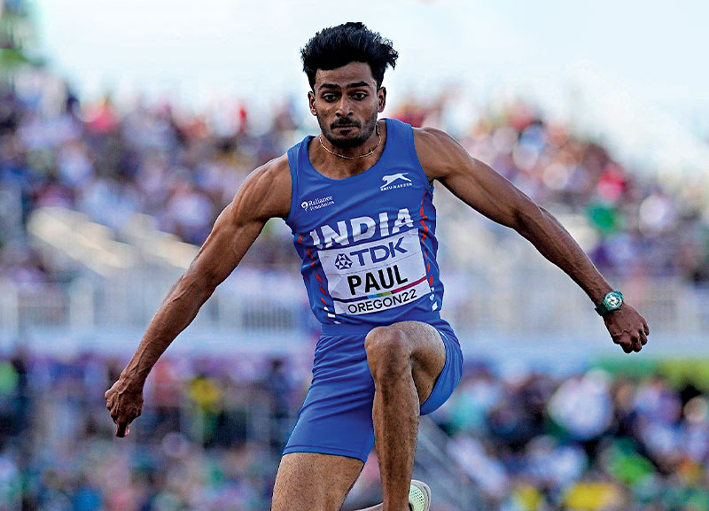 Eldhose Paul Wins Triple Jump Gold