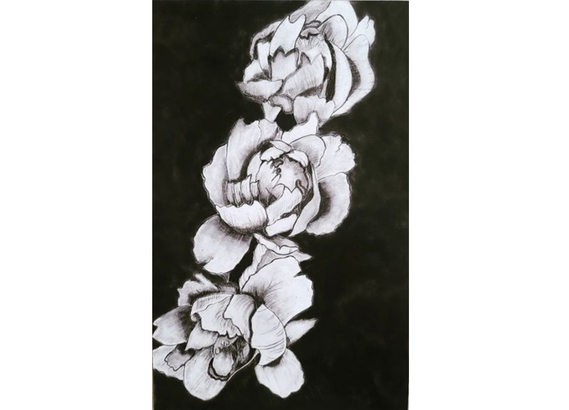 Charcoal Flower