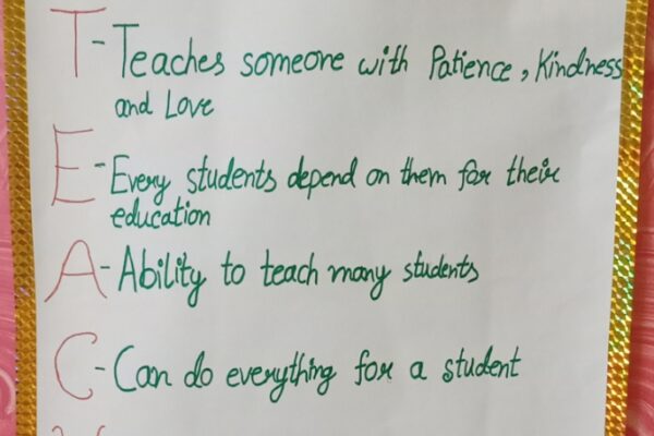 Poster on Teacher’s Day