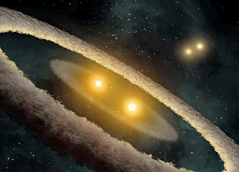 Unique Triple Star System Discovered 