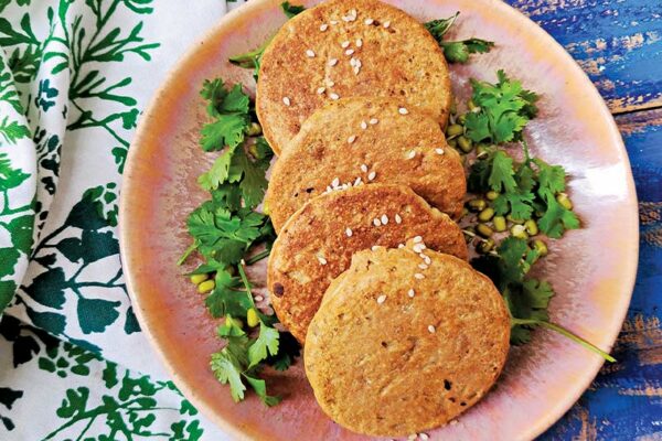 Savoury Bajra Pancakes