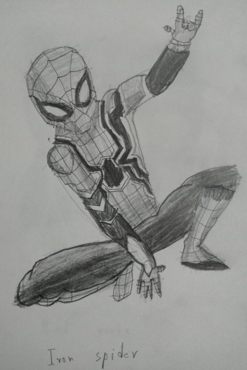 Shaded Spider Man