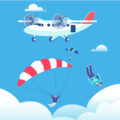 Sky Diving: Parshva Gala, Class 8, Shishuvan school, Matunga, Mumbai