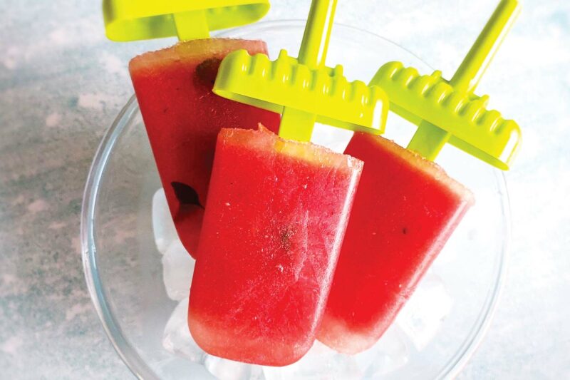 Watermelon Popsicles