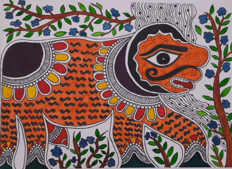 Madhubani – Tiger