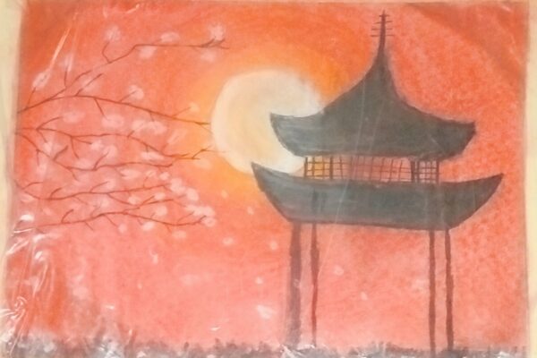 The red evening