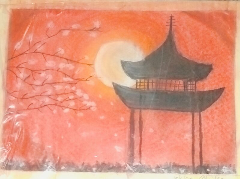 The red evening
