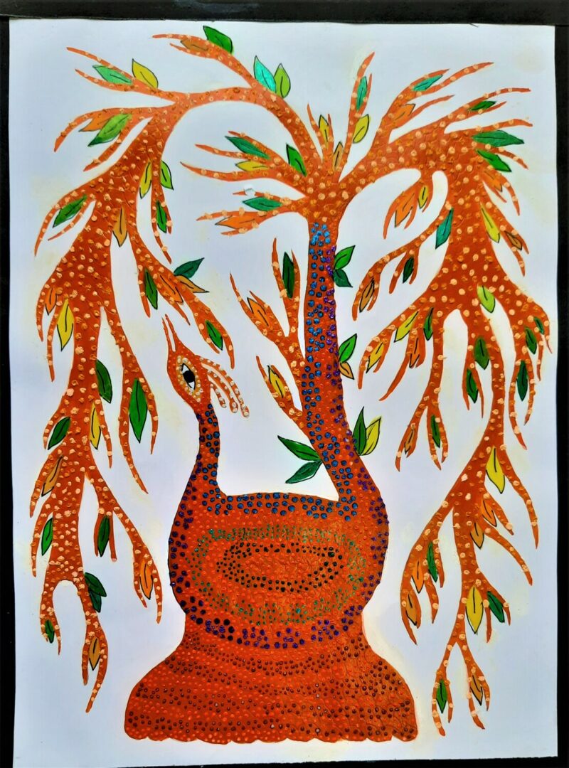 Gond Art – Peacock