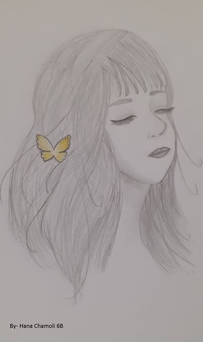 Girl with Butterfly