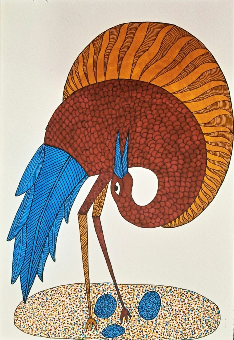 Gond Art – Peacock