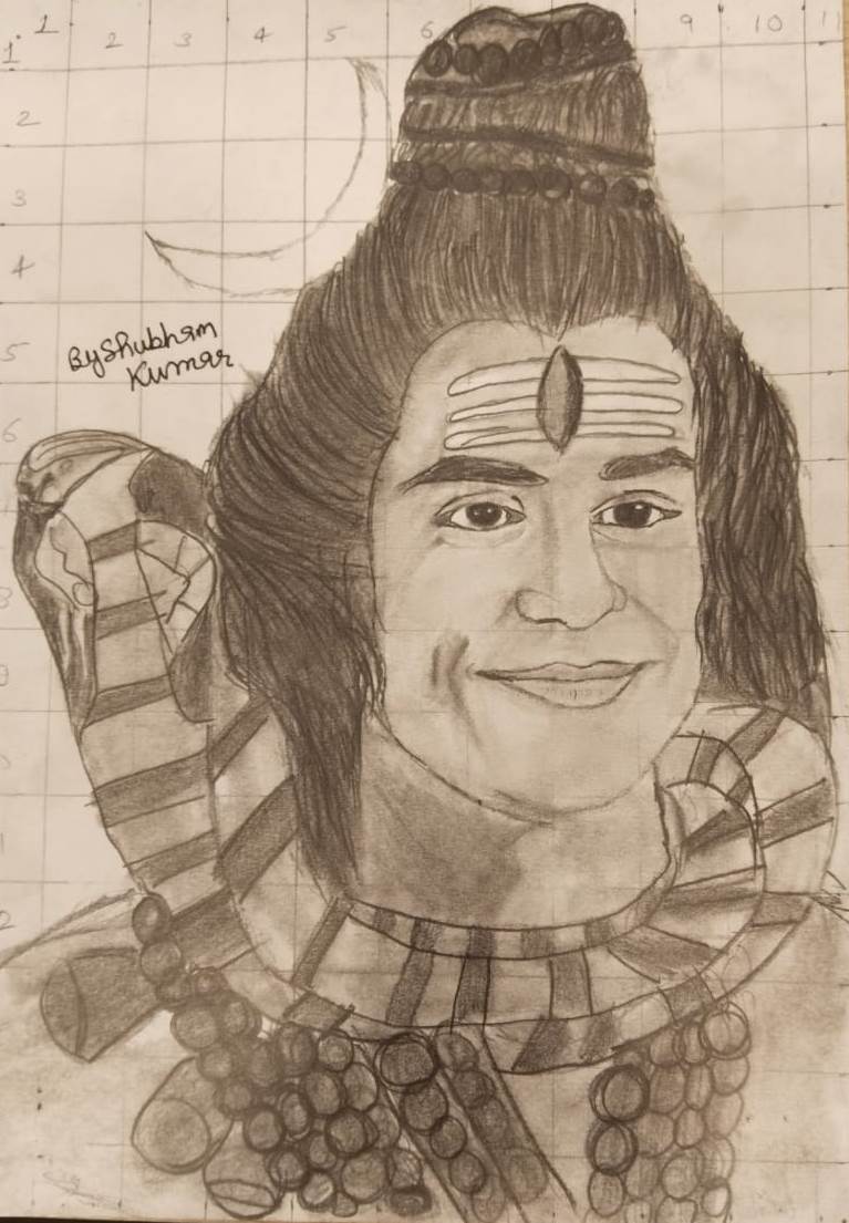 Sketch o Lord Shiva