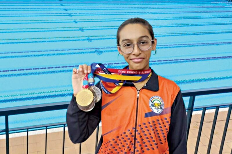 Aarya Bhatia Wins Swimming Bronze