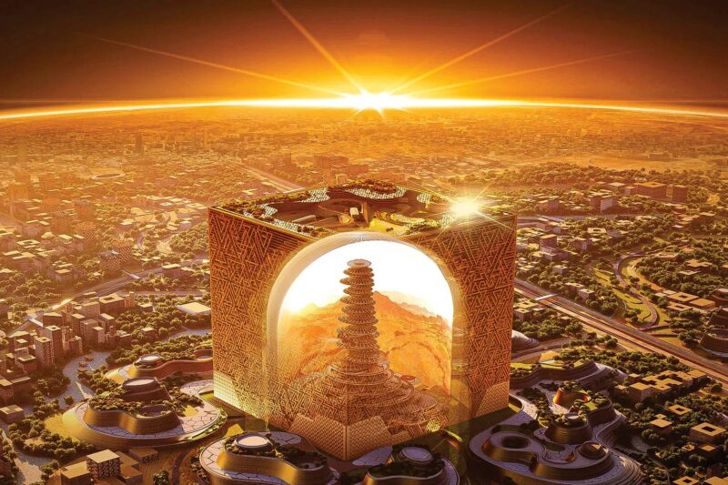 Saudi Arabia’s Cube-shaped Sky Scraper