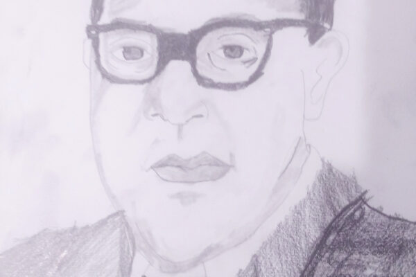 Sketch of Dr B.R. Ambedkar