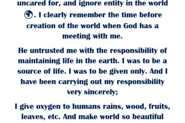Autobiography of a Tree