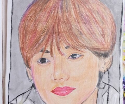 Sketch of BTS Member V