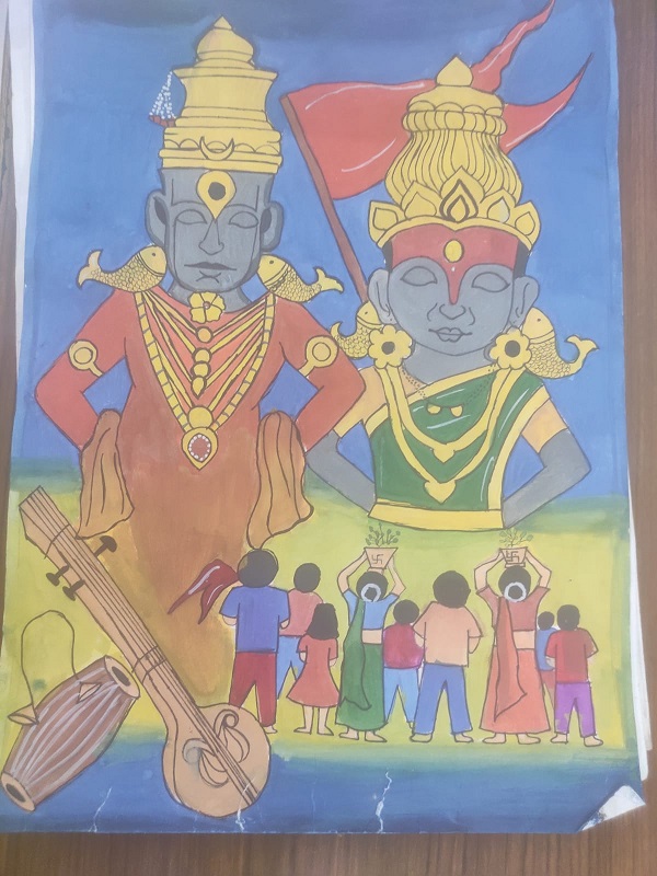 Vithal And Rukhmani God