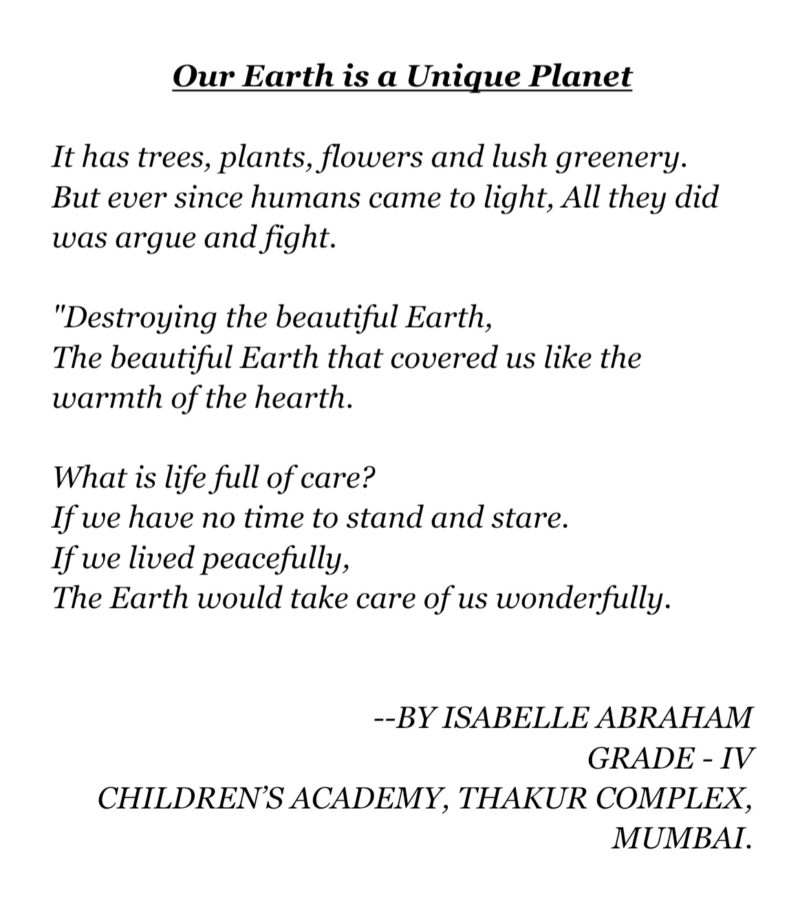 Our Earth is a Unique Planet