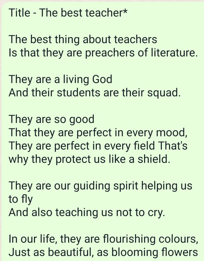 The Best Teachers