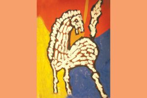 MF Husain’s Style of Horse Painting