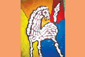 MF Husain’s Style of Horse Painting