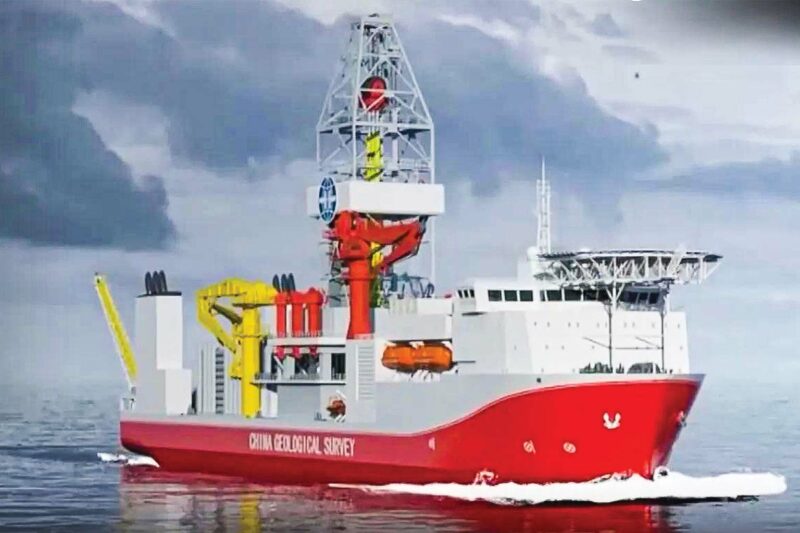 China’s First Ocean Drilling Vessel 