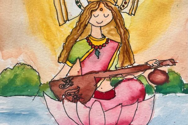 Goddess Saraswathi