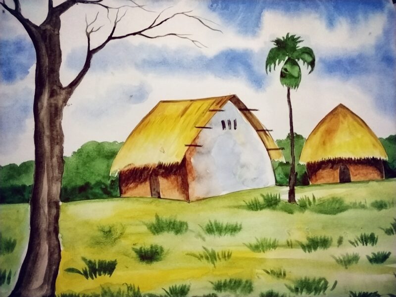 Nature in the Village Is Beautiful