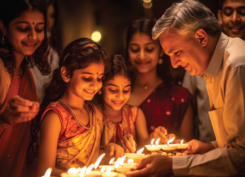 Celebrating Diwali