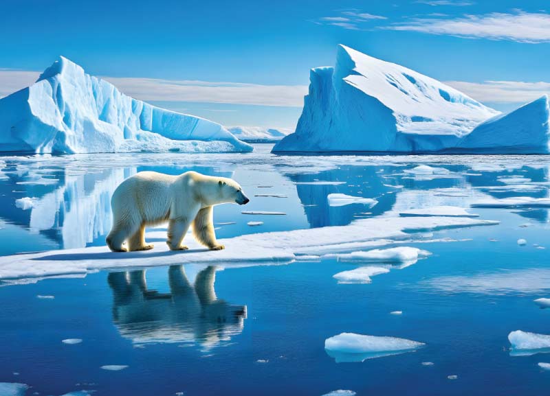 Melting of Arctic Ice