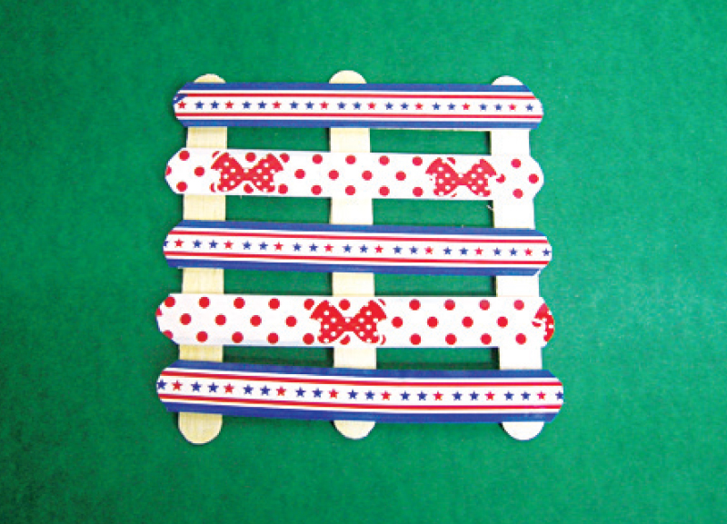 Washi Tape Coaster - DIY for Kids